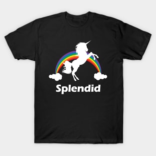 Splendid Rainbow Unicorn T-Shirt